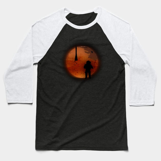 Lost on Mars Baseball T-Shirt by TroytlePower